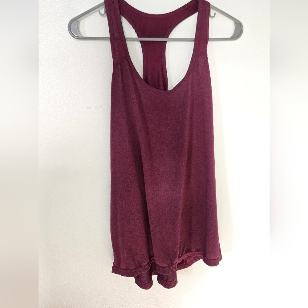 Xersion purple racer back tank size Large